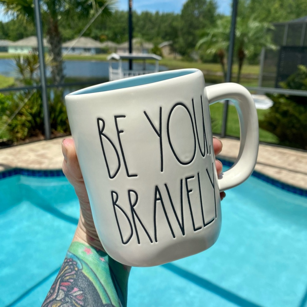 ☕️ Rae Dunn BE YOU, BRAVELY Mug
